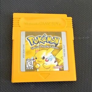 Vintage Nintendo Game Boy Pokémon Yellow Version Special Pikachu Edition
